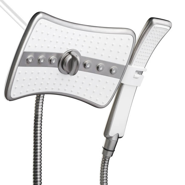 DreamSpa Massage/Jet Dual Shower Head 2.5 GPM GPM & Reviews Wayfair